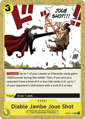 Diable Jambe Joue Shot - OP04-116 - UC - Kingdoms of Intrigue Pre-release Promo